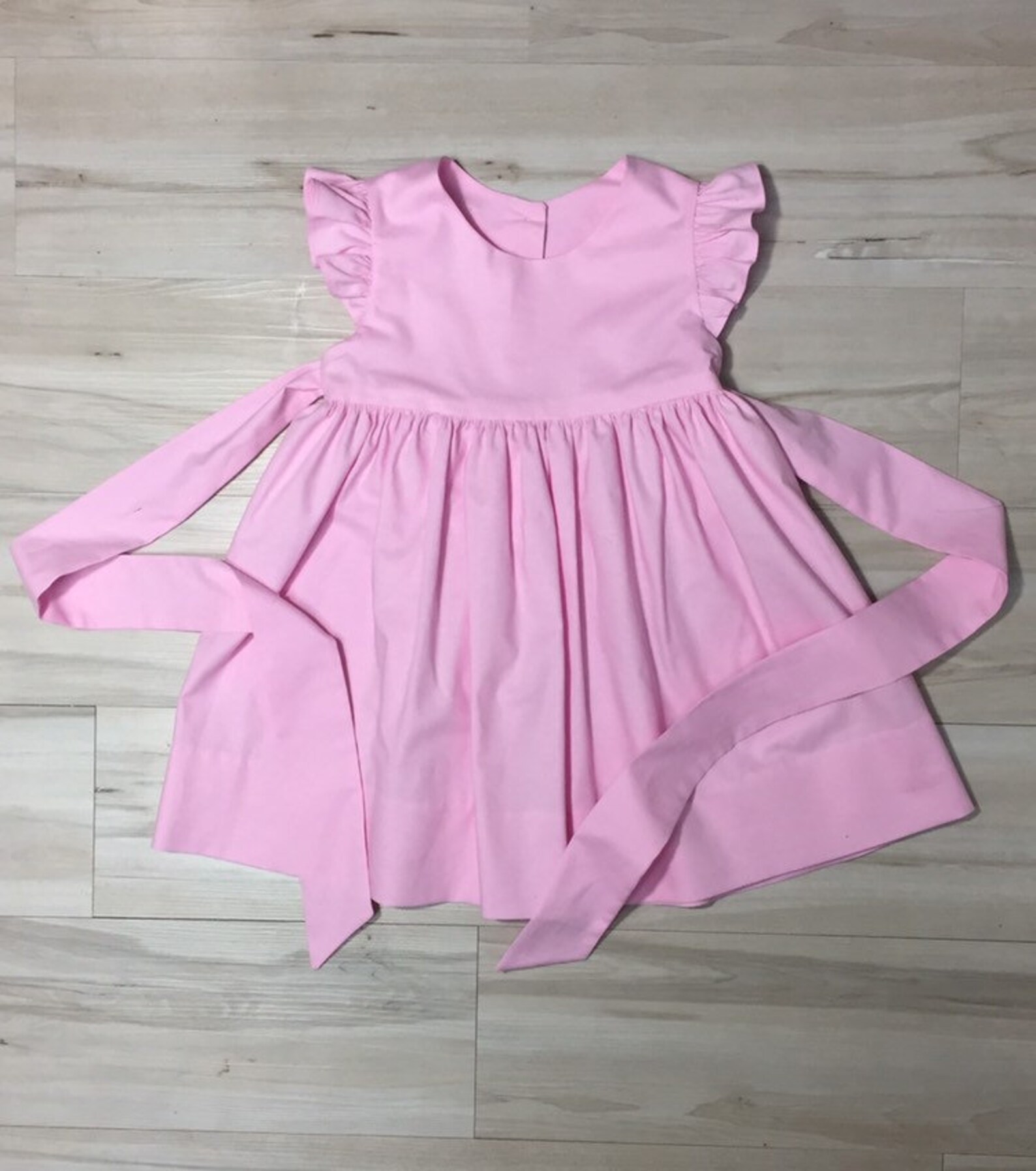 Girl's - Hot Pink Daisy Flutter Dress