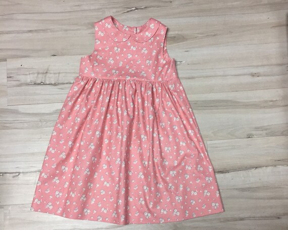 pink collared dress