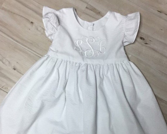 girls flutter sleeve dress
