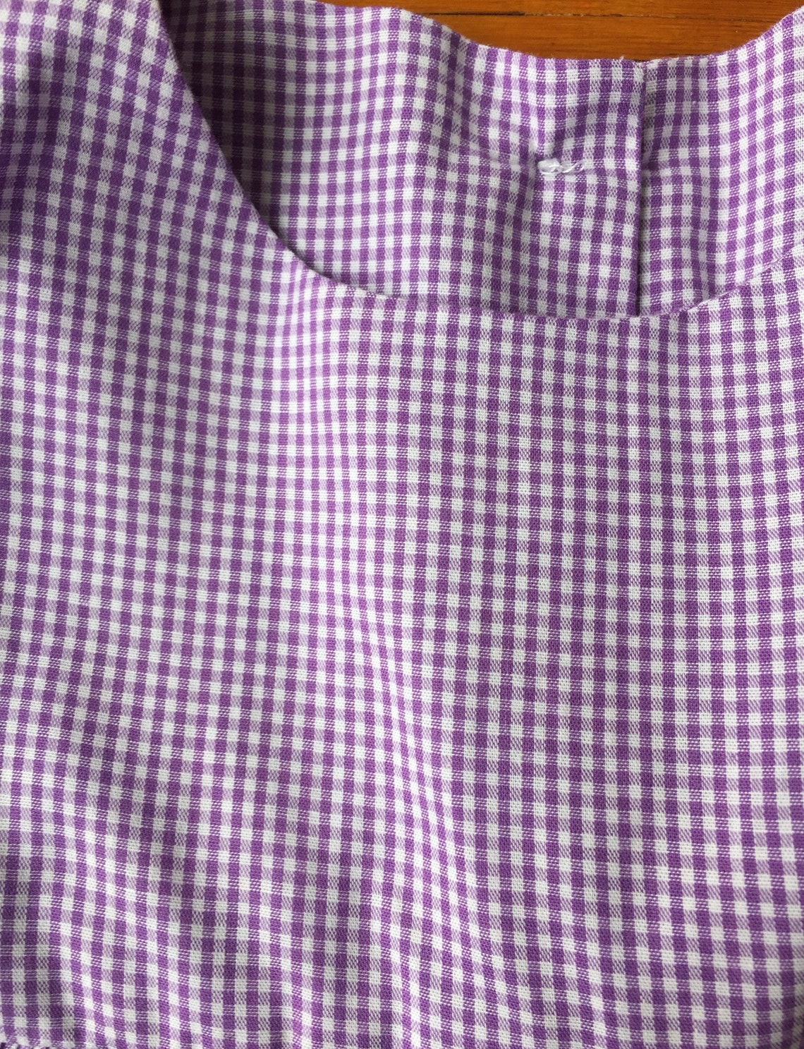 Purple gingham yellow gingham Navy gingham or Turquoise | Etsy