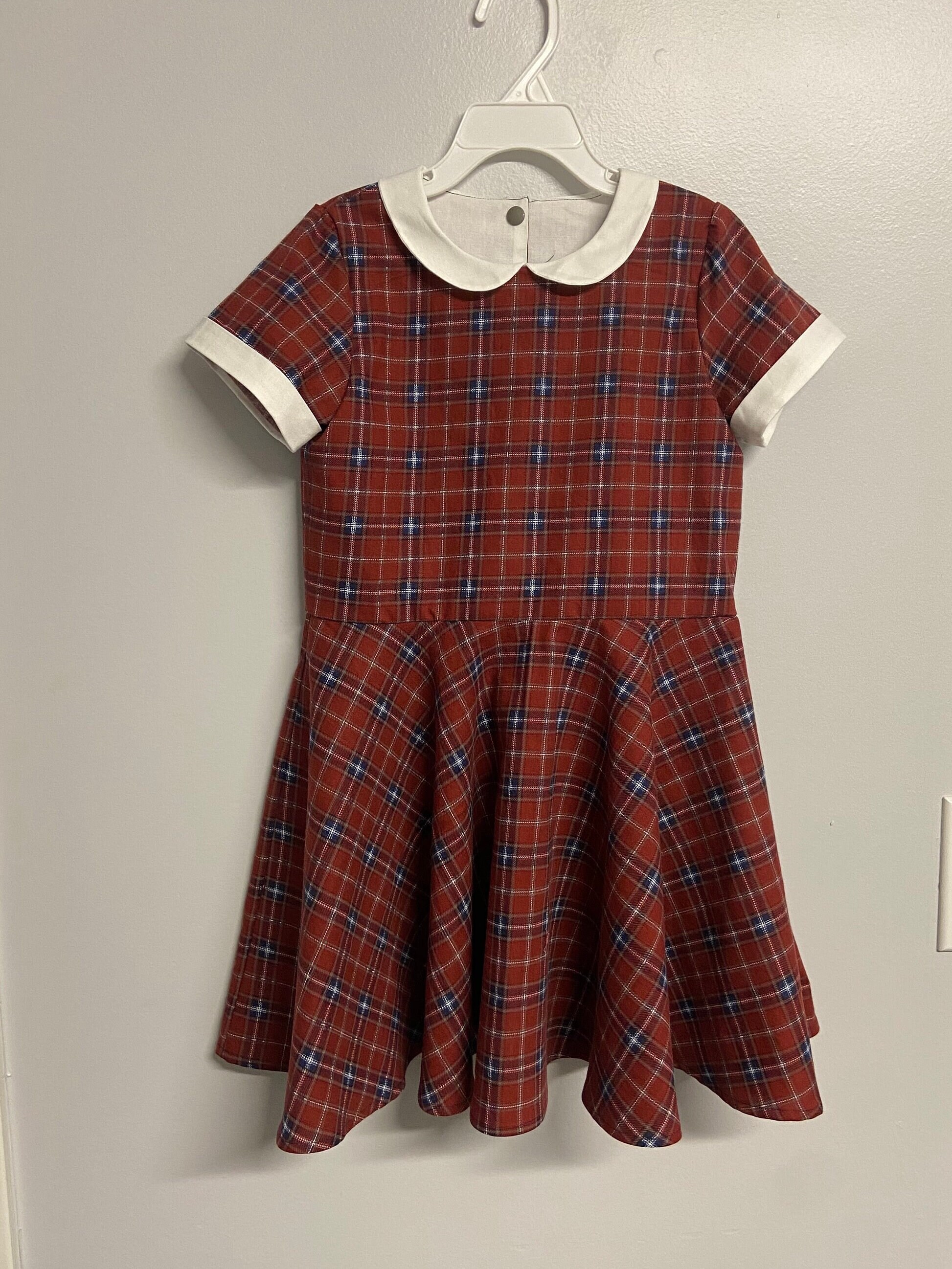 red dress with peter pan collar Red Valentino Valentino Peter Pan Collar Mini Dress In Red - 23% Off