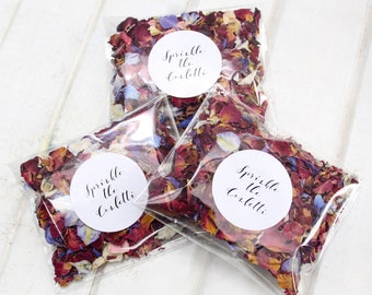 Wedding Confetti petals, non personalised Envelopes (Biodegradable confetti bags)