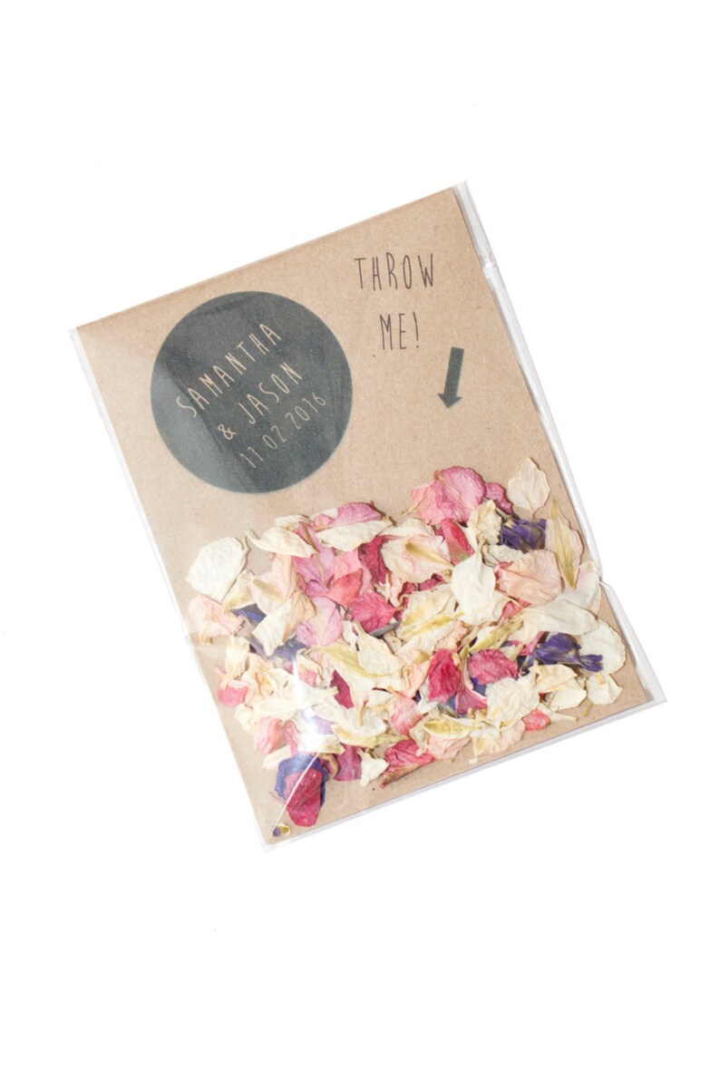 Wedding Confetti Personalised Envelopes biodegradable Etsy UK