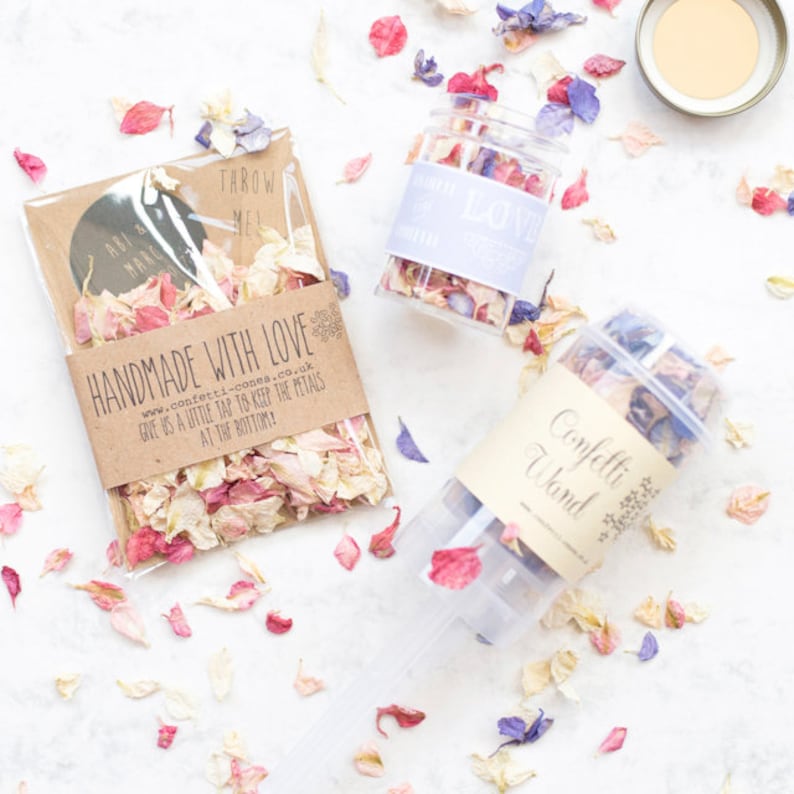 Wedding Confetti Personalised Envelopes biodegradable Etsy UK