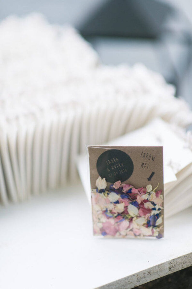 Wedding Confetti Personalised Envelopes biodegradable Etsy UK