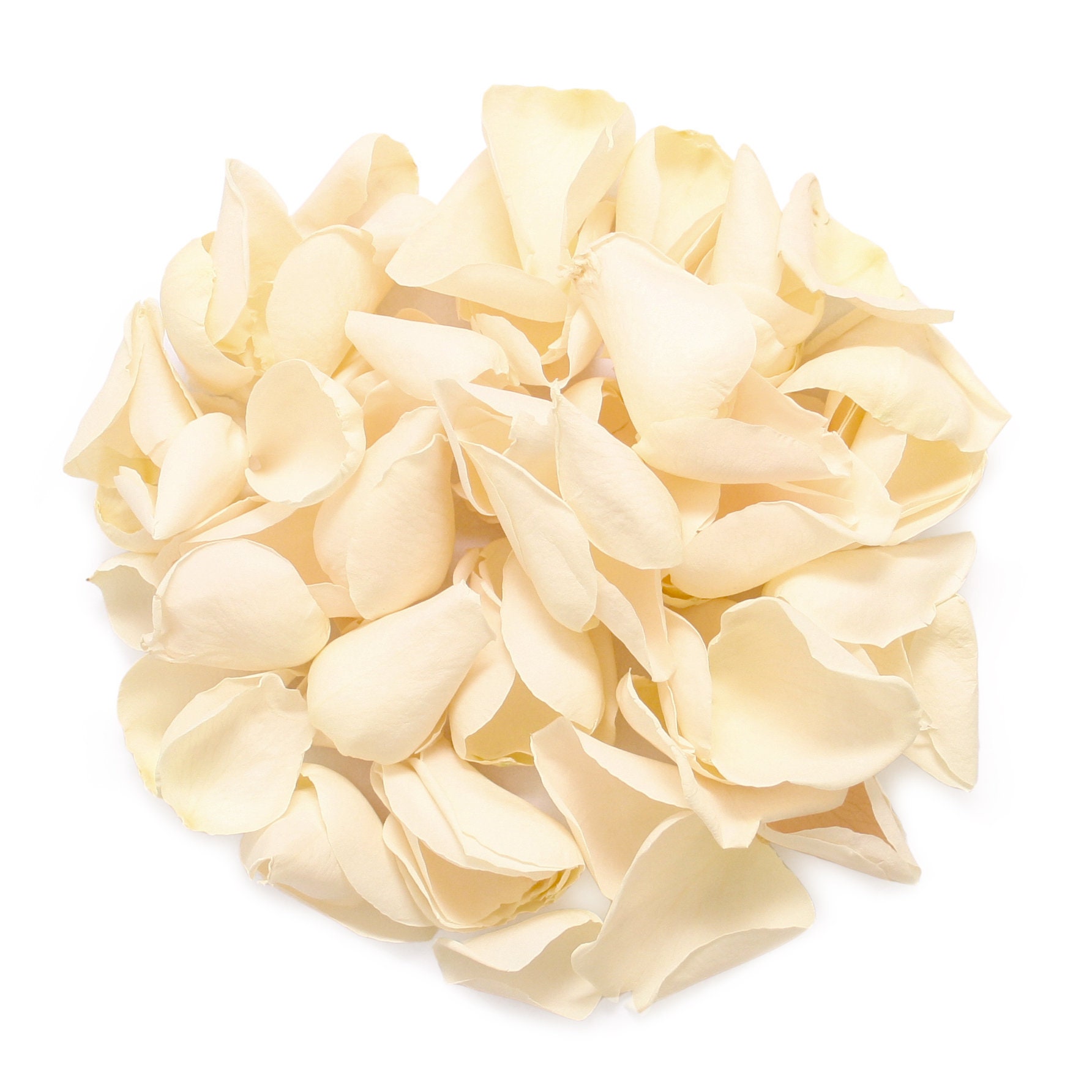 decoration Yellow biodegradable rose petals for wedding confetti 