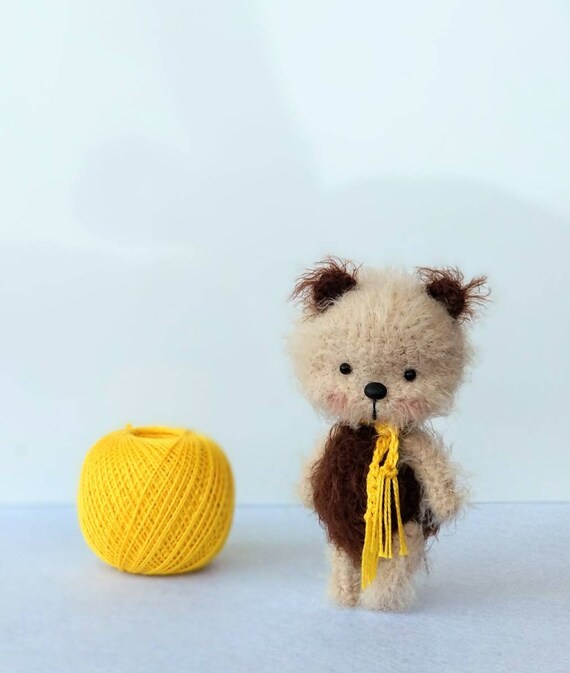 miniature artist teddy bears