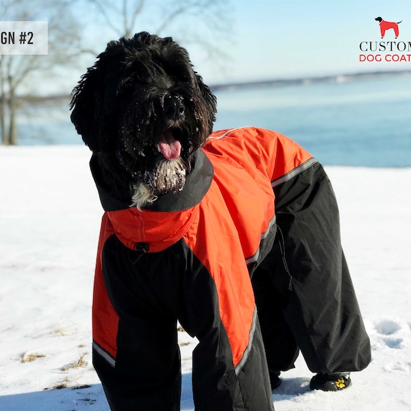 Dog Snowsuit With Boots Etsy