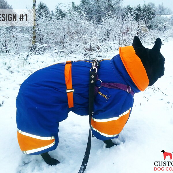 Dog Snowsuit With Boots Etsy