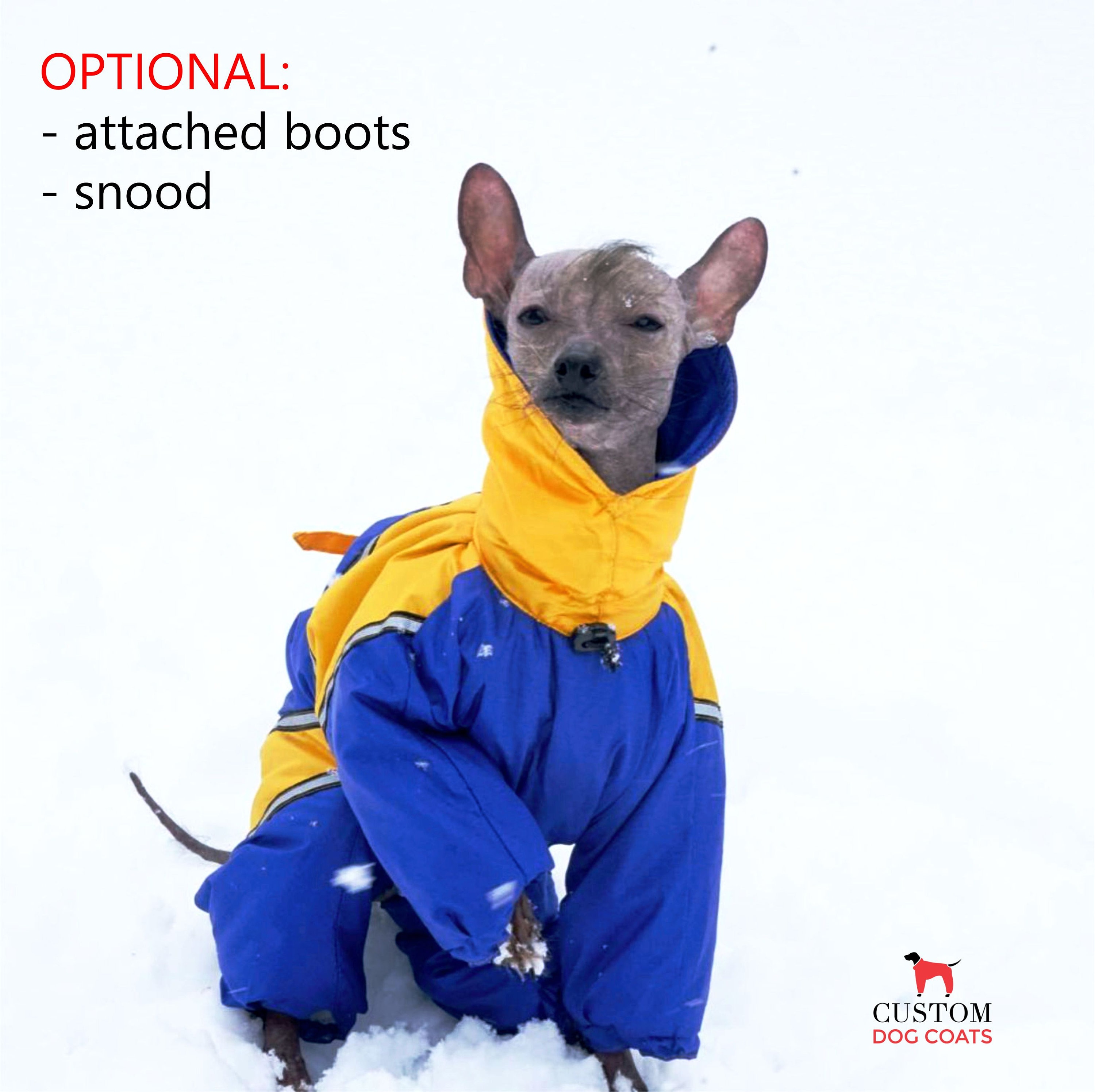 CUSTOM FIT Dog Winter Clothes Custom Snowsuit Winter Full Etsy