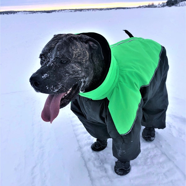 Dog Snowsuit With Boots Etsy