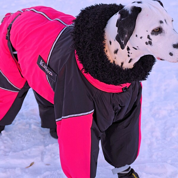 Dog Snowsuit With Boots Etsy