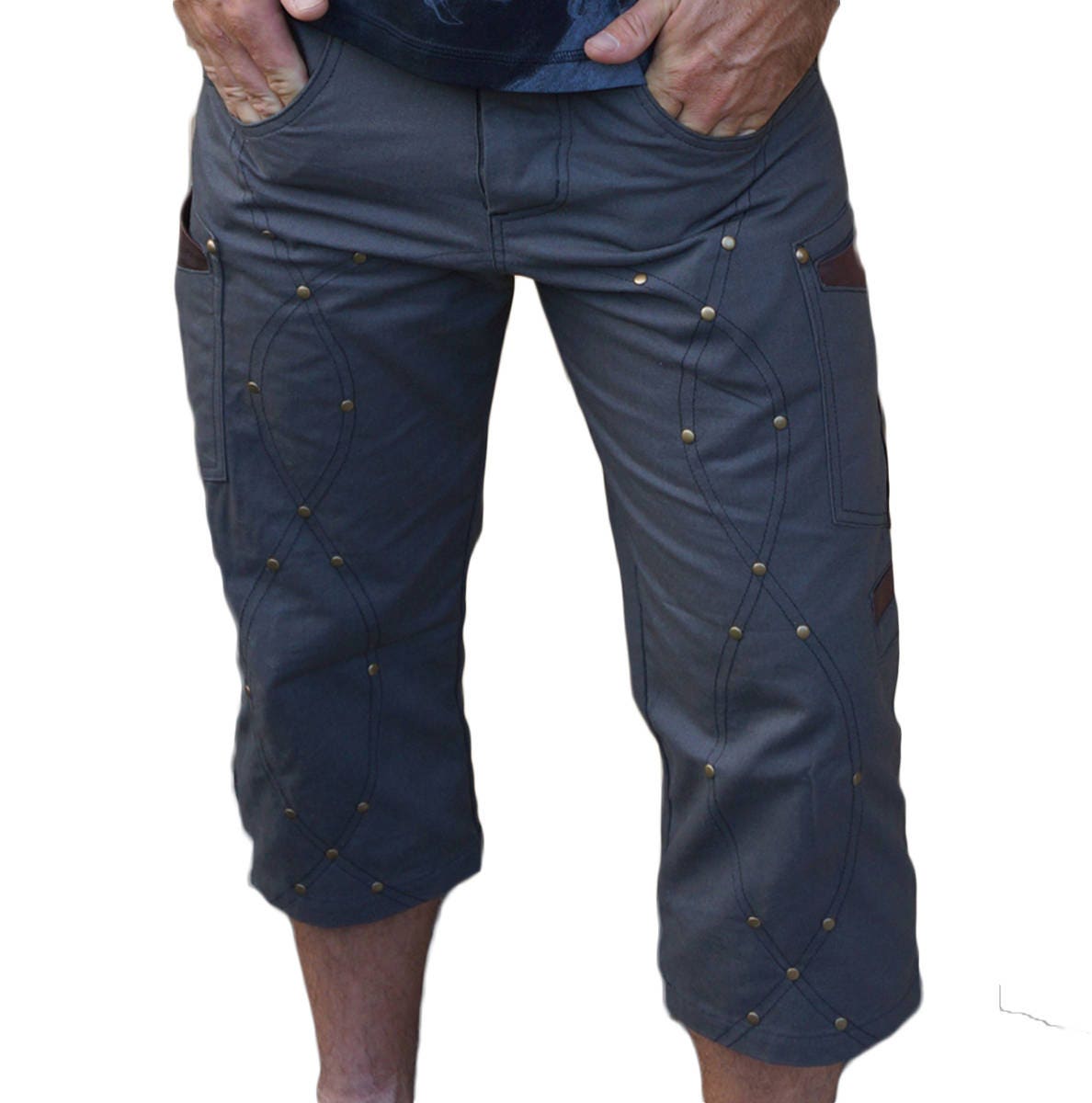 Double Helix Avatar Mens Grey Shorts/ 3 