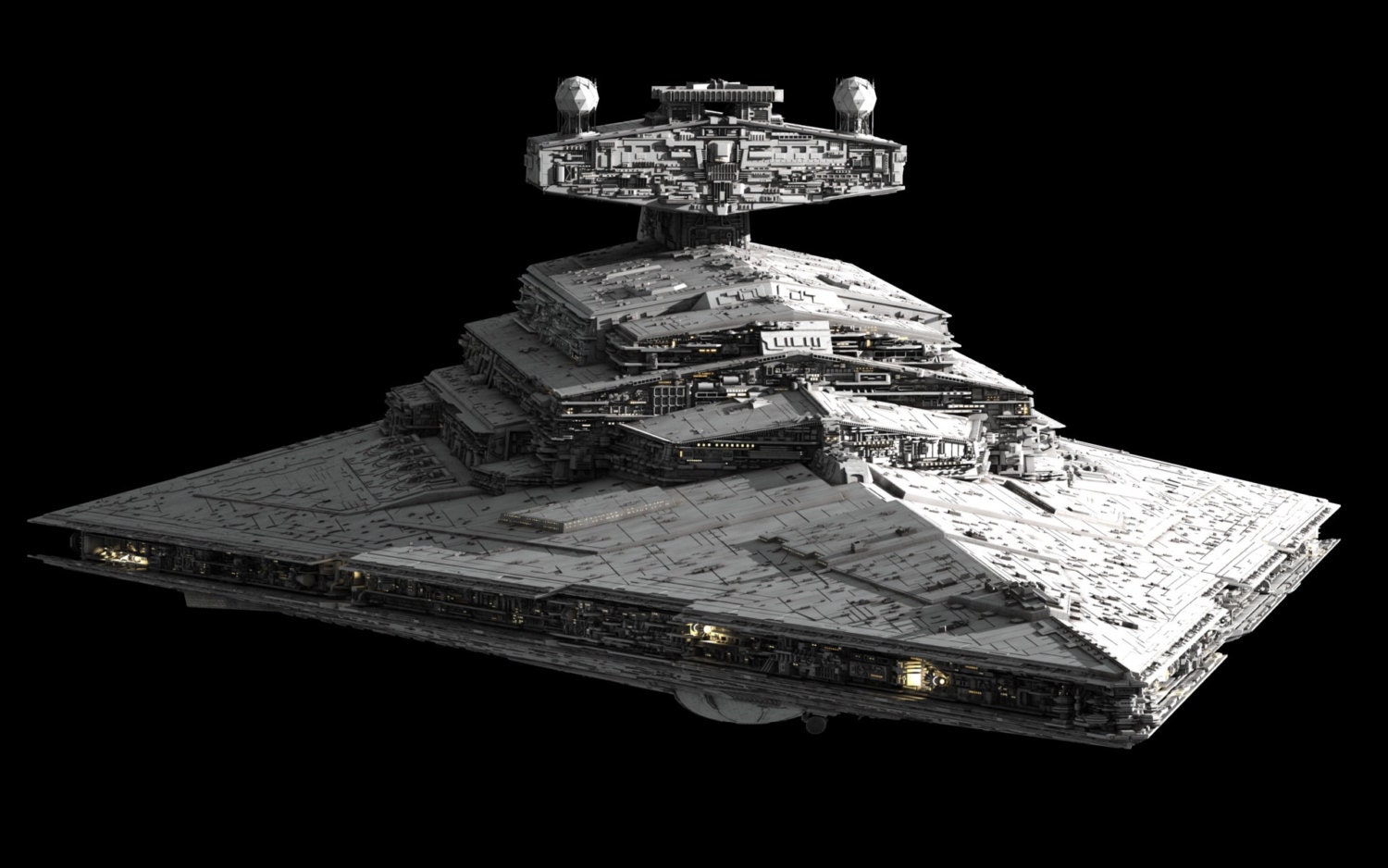 Huge STAR WARS IMPERIAL Star Destroyer Model Kit W Detailed Huge STAR WARS IMPERIAL Star Destroyer Model Kit W Detailed