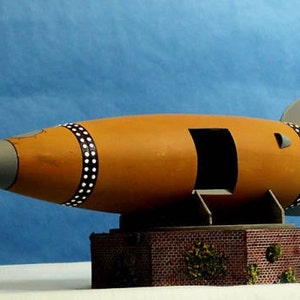 MYST Style Steampunk Space Rocket Ship Resin Model Kit with Interior details. image 1