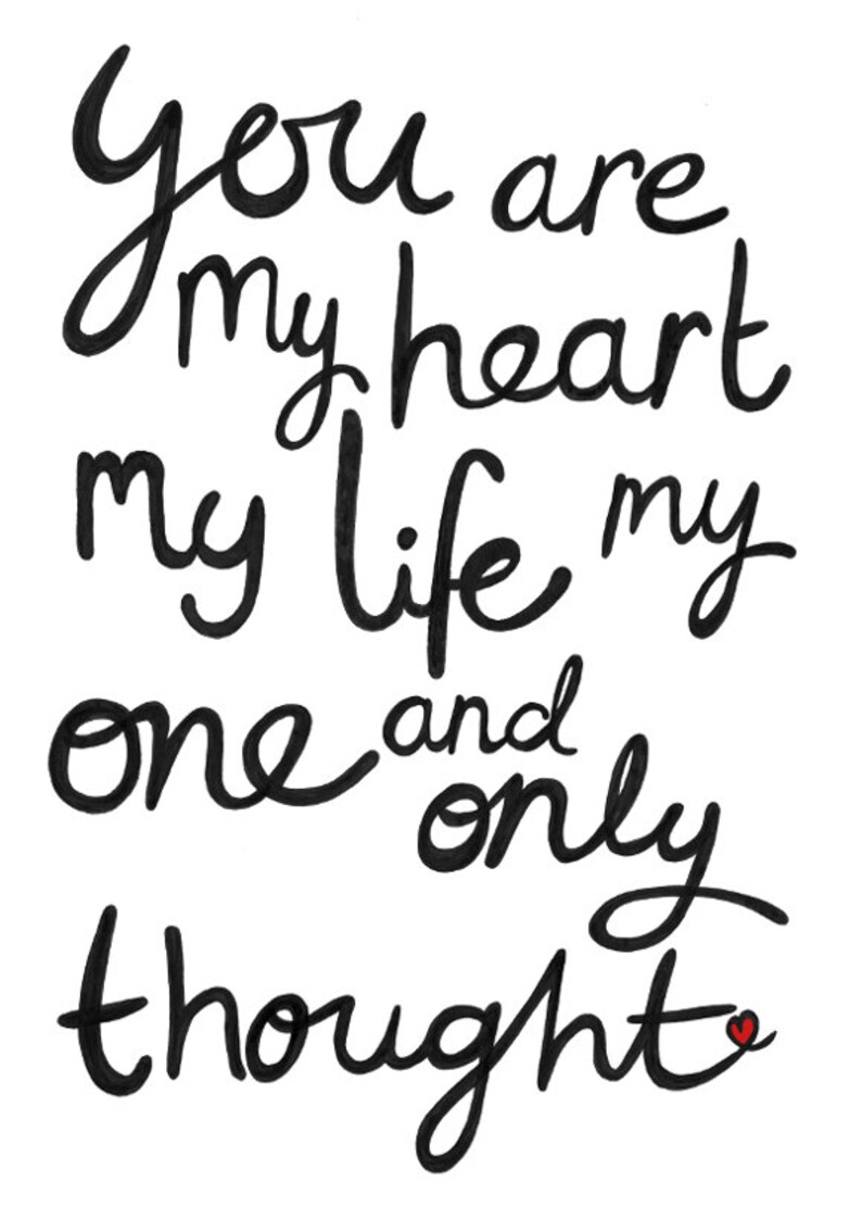 typographic print hand lettering quotes love quote black etsy