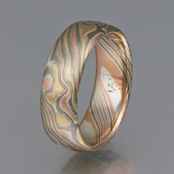 Mokume gane ring etsy discount