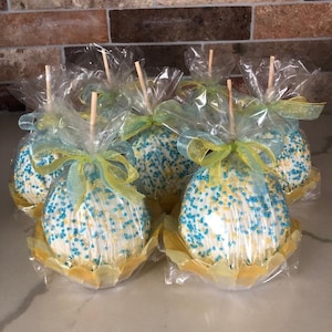 Baby Shower Caramel Apples