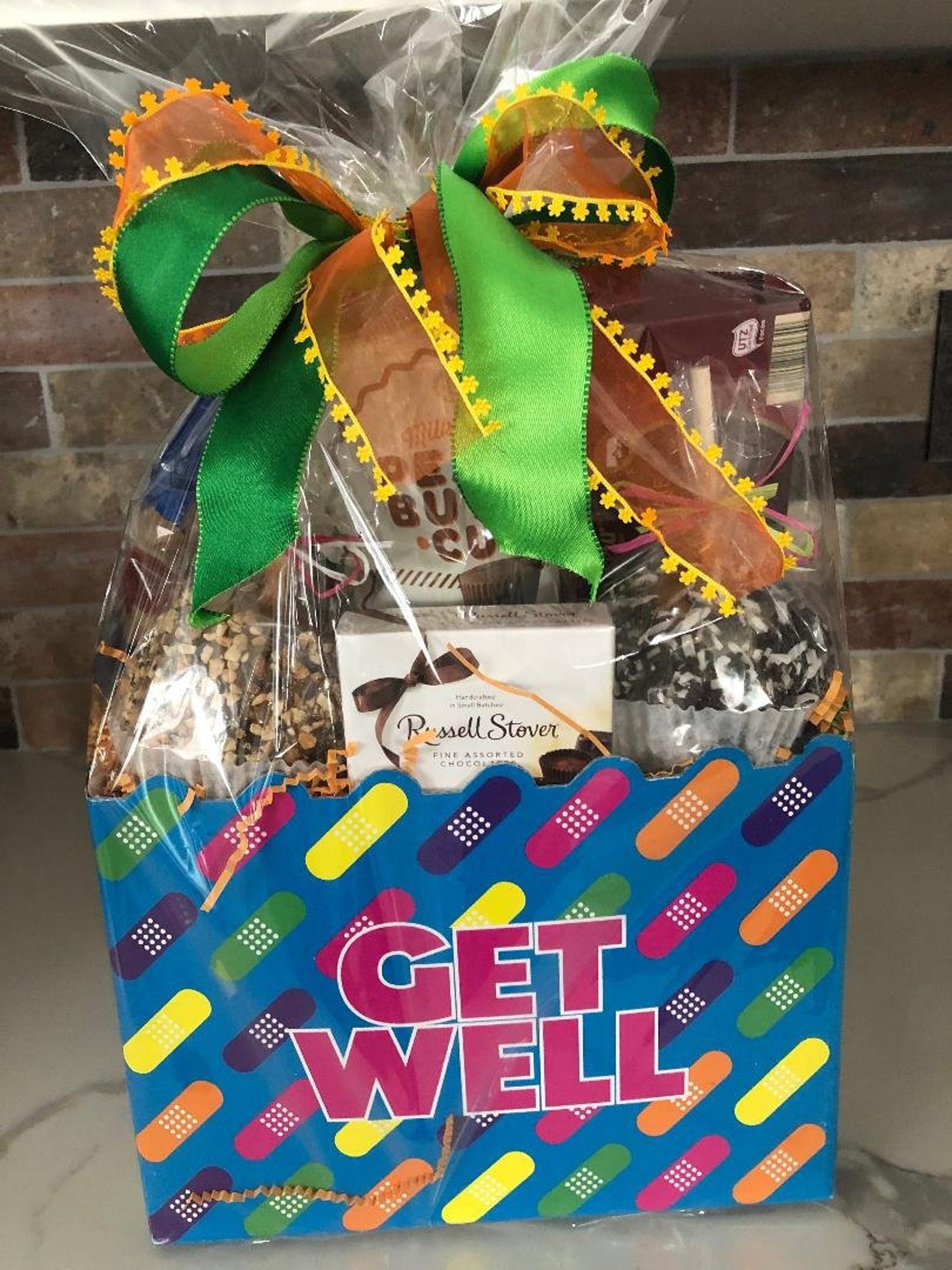 Get Well Soon Basket Etsy