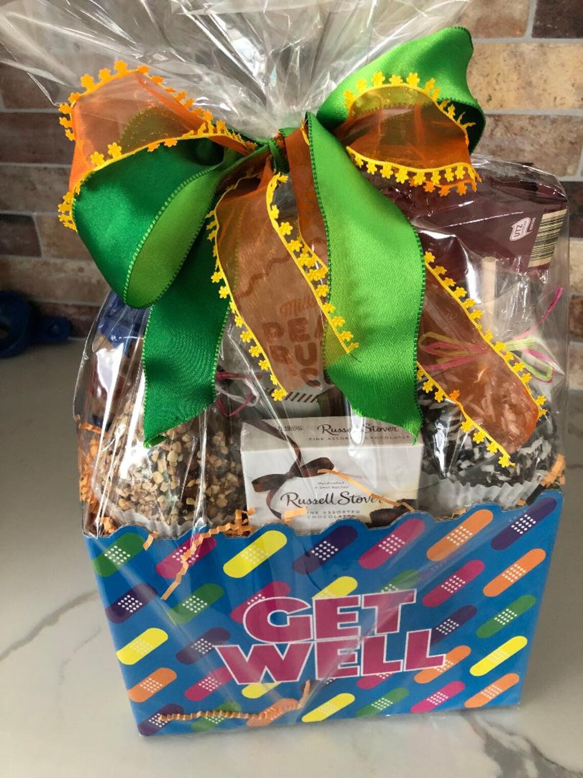 Get Well Soon Basket Etsy