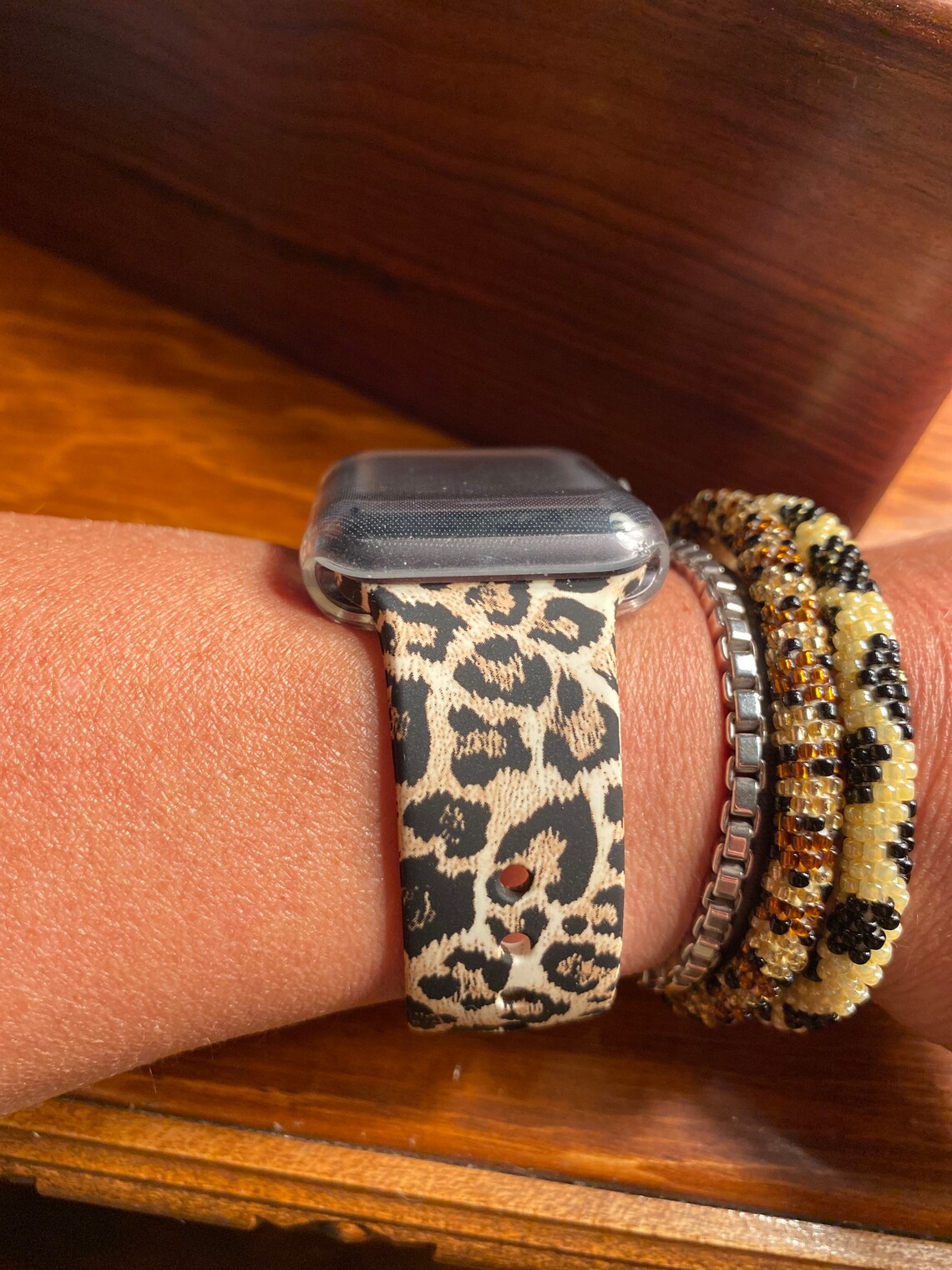 Apple Watch band smart watch band leopard print animal print Etsy