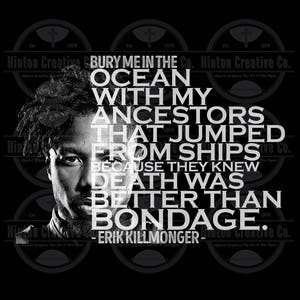 Bury Me In The Ocean Digital PRINT FILE PNG Image Custom Unique Design