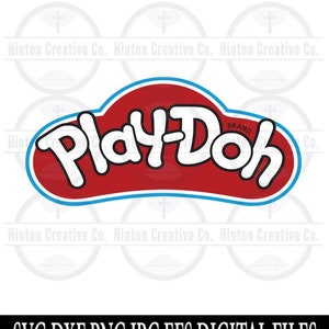 Play Doh Digital Cut File Print File SVG Circuit Silhouette Brother Image Custom Unique Design