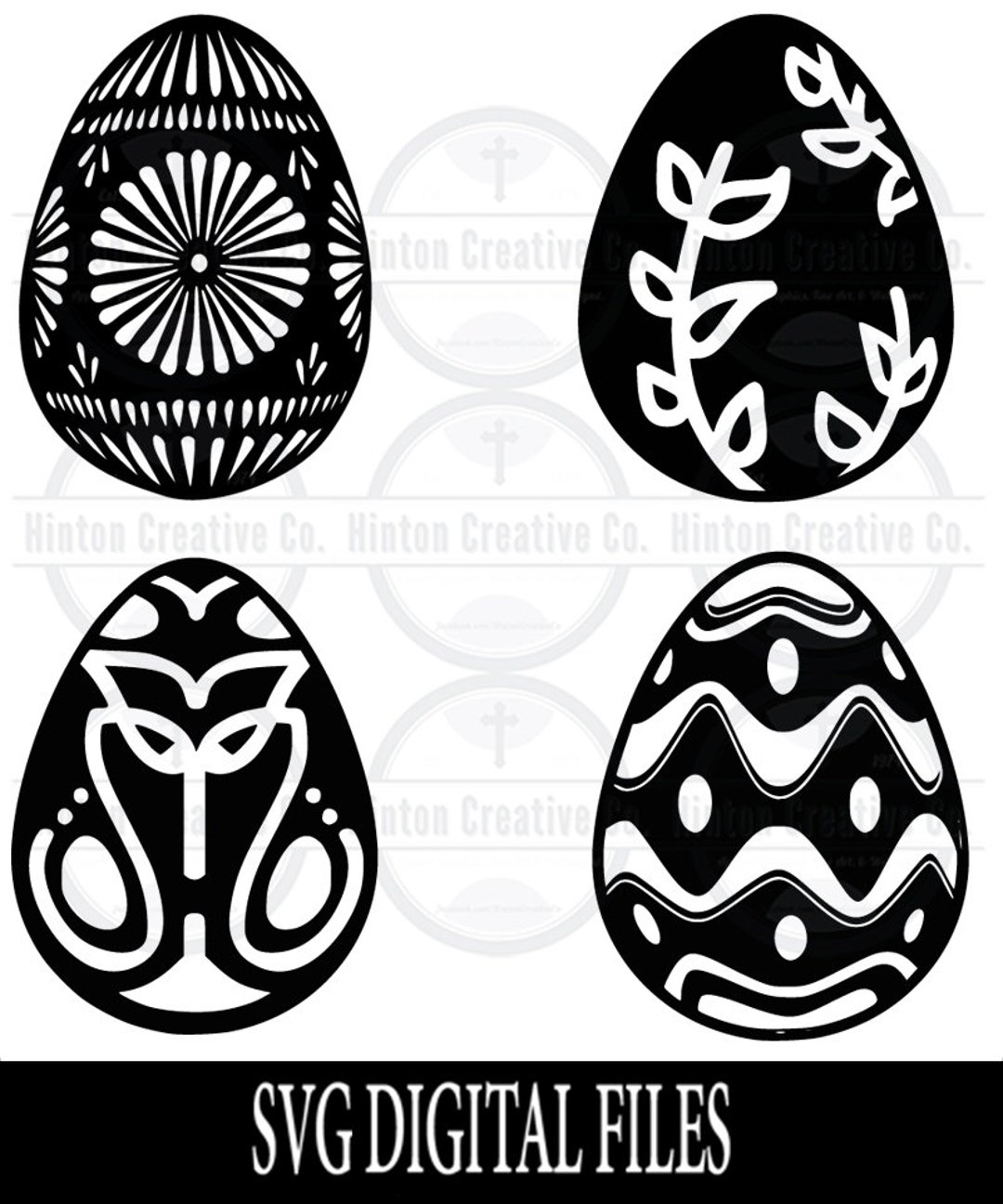28 Easter Egg Mega Bundle Digital Cut File Print File SVG Circuit ...