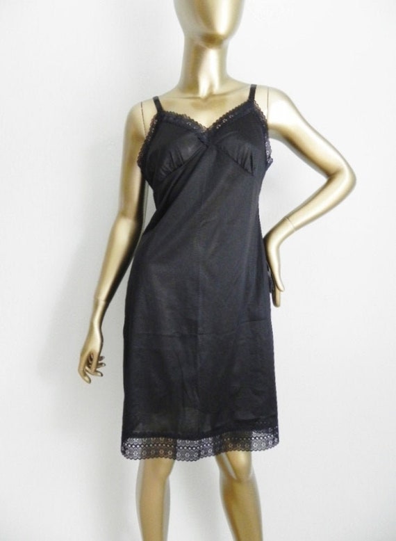 black slip lingerie