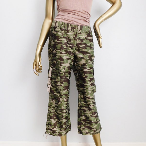 Y2k Cargo Pants Camo Etsy