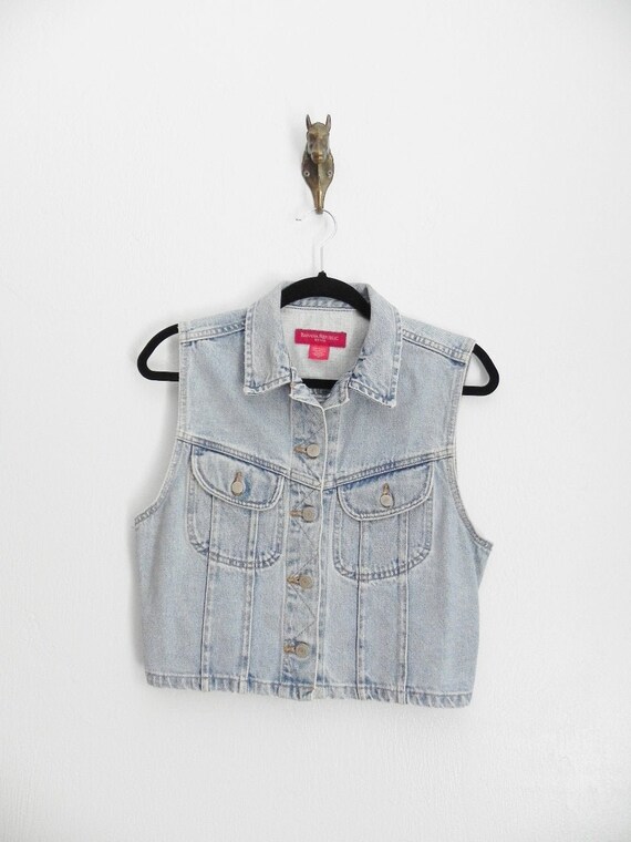 light denim vest
