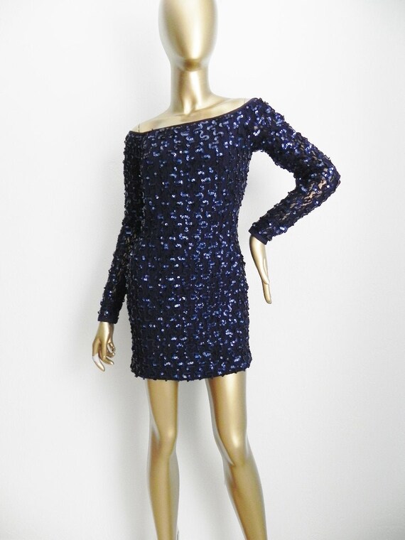 Midnight blue sales party dress