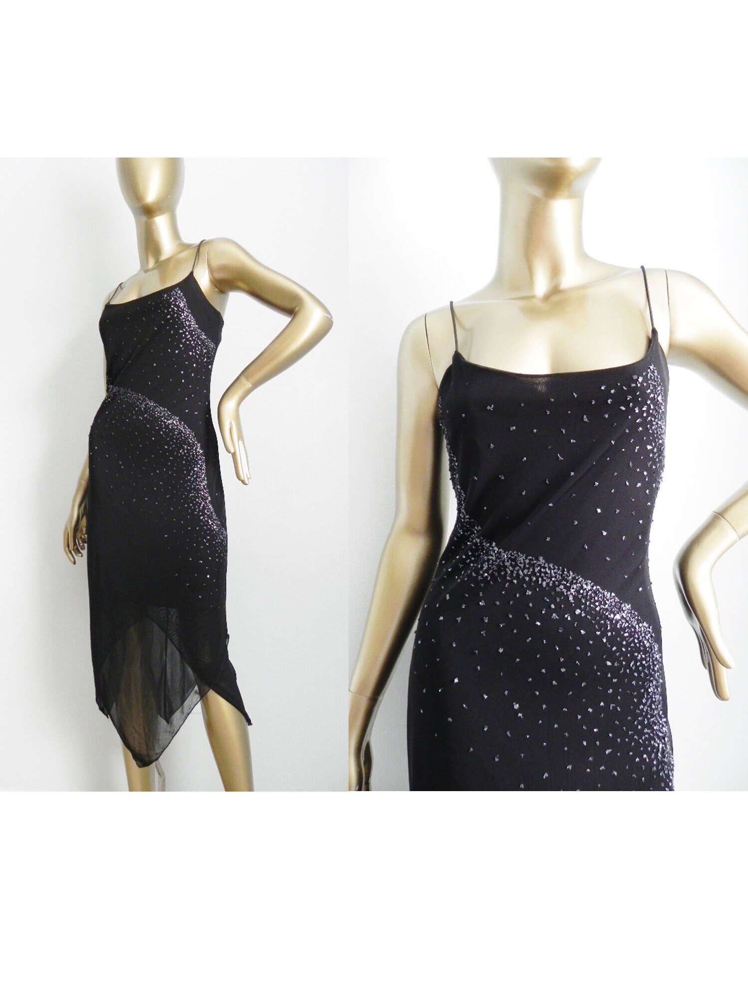 andrea handkerchief hem lace dress