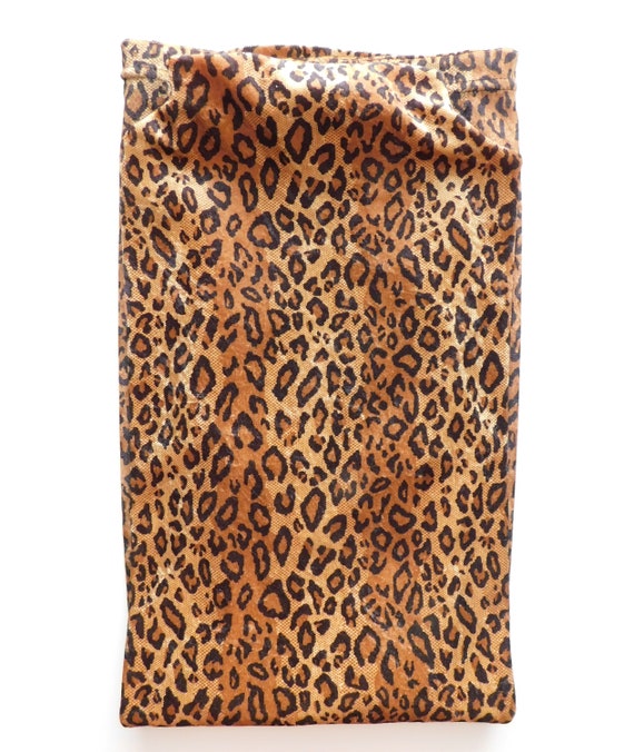 vintage cheetah print mini dress \ soft pullover … - image 9