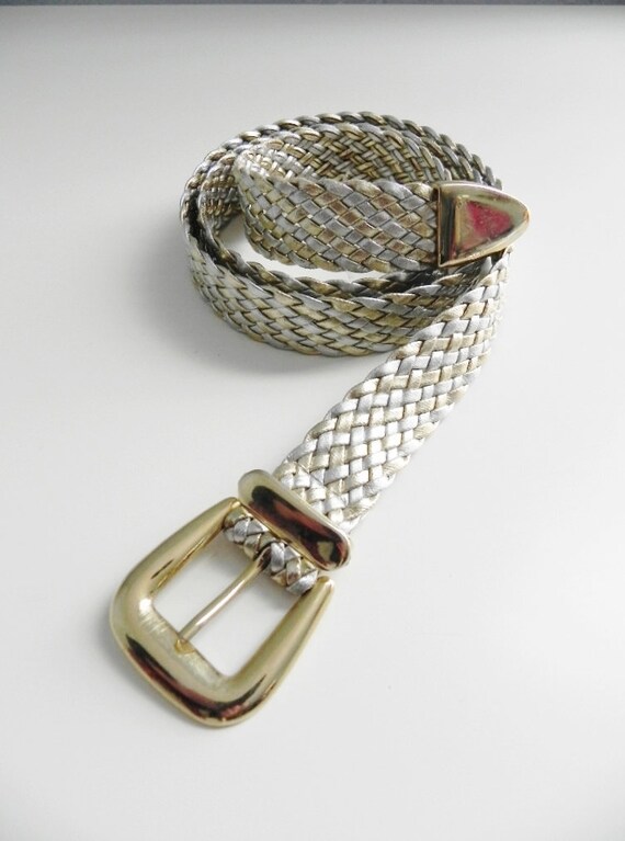 gold braided belt