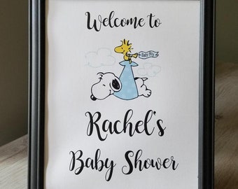 Snoopy Baby Shower Etsy