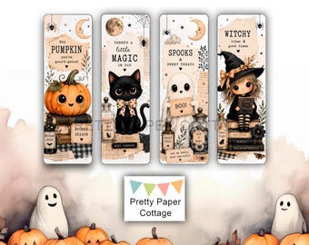 Little Spooks Halloween:  Printable Kids Party Favors, Gifts Crafts, 2 Sizes