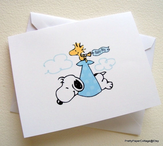 snoopy baby shower favors