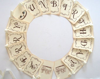 Merry Unbirthday Banner, Alice in Wonderland, Mad Hatter, Tea Party, Birthday Party, Glittered, Party Decorations