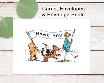 Winnie the Pooh: Thank You Cards, Envelopes, Seals