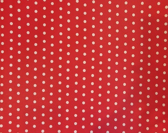 Nappe Enduite Pois Rouge