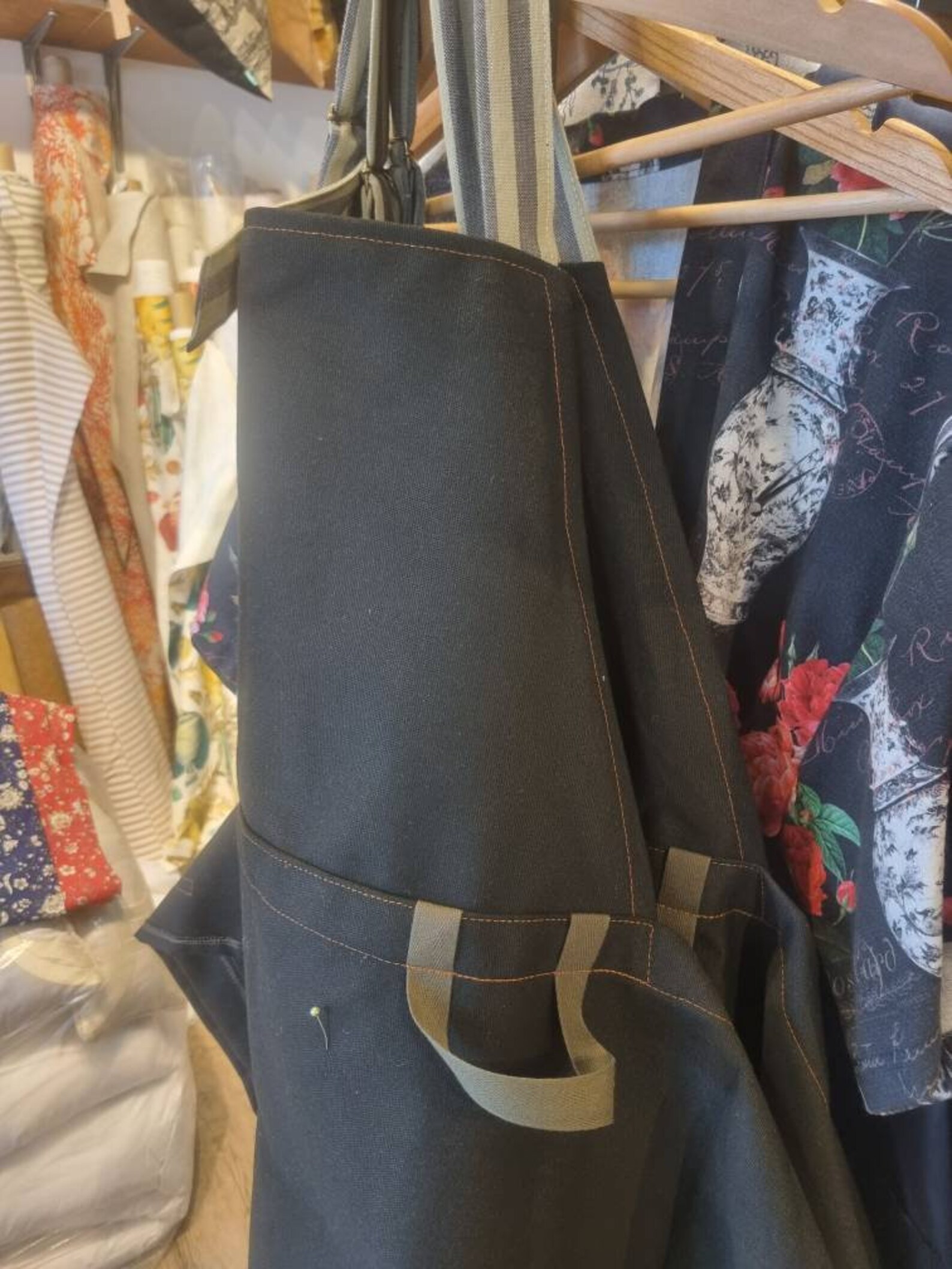 Potters Apron Pottery Apron Canvas Splitleg Apron Etsy