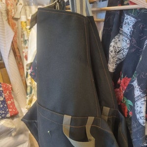 Potters apron Pottery apron canvas - splitleg apron