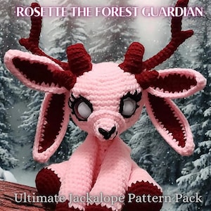 Wzór szydełkowy Forest Guardian/Jackalope w formacie PDF