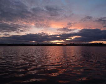 Lake Sunset Photo Print