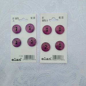 Assorted  of Buttons on Card from 15 to 20 mm - Buttons, each in good condition, crafting, sewing,