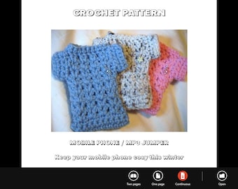 Mobile Phone Jumper Crochet pattern