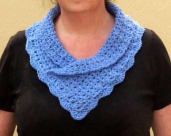 Easy Crochet Pattern Collared Scarf