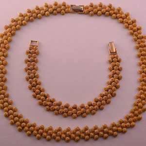 Gold Tone Gilt Vintage Avon Set (920y11)