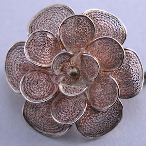 Silber Blumenbrosche (250n)